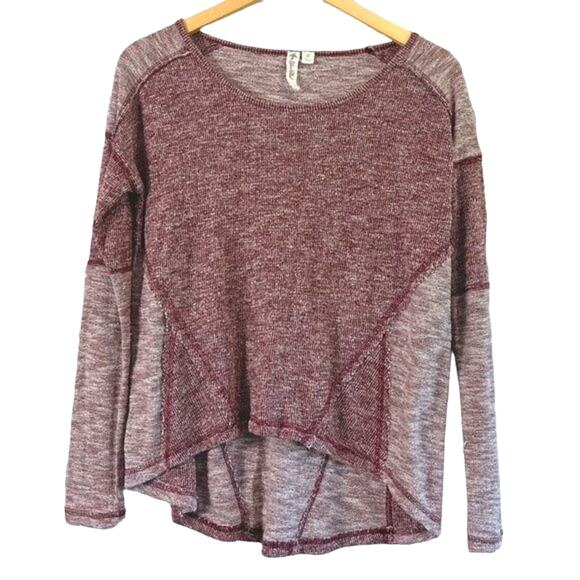 Others Follow Women's Small Red Long Sleeve Blouse Cozy Casual - Picture 1 of 5